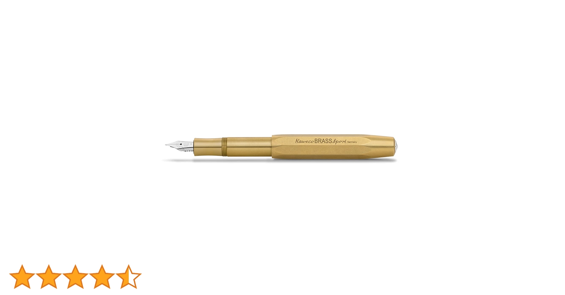 KAWECO カヴェコ ブラススポーツ　万年筆　字幅F timelovers_brass
